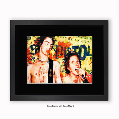 Sex Pistols - Mounted & Framed Art Print