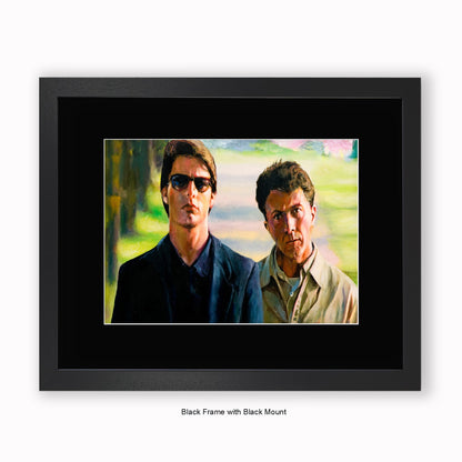 Rain Man - Mounted & Framed Art Print