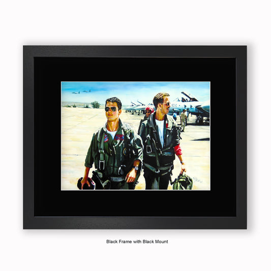Top Gun - Mounted & Framed Art Print