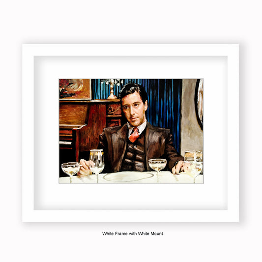 Godfather - Michael Corleone - Mounted & Framed Art Print