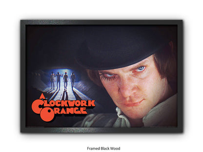 A Clockwork Orange Poster - Alex DeLarge Close-Up Stanley Kubrick Classic Cult Film Art Print