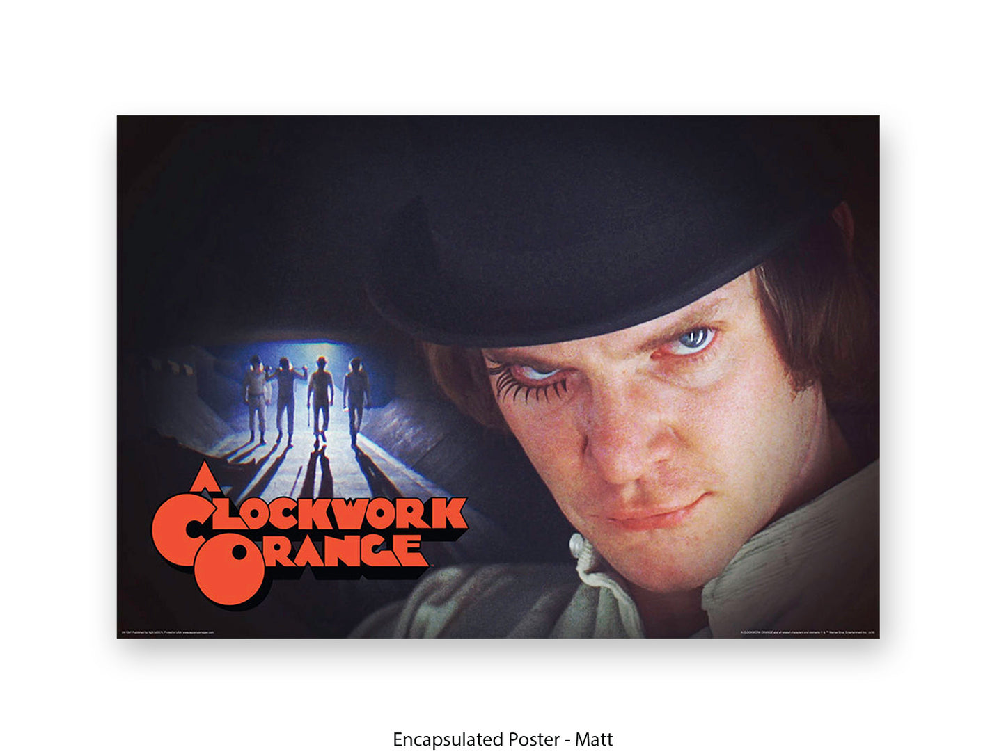 A Clockwork Orange Poster - Alex DeLarge Close-Up Stanley Kubrick Classic Cult Film Art Print