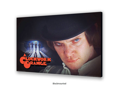 A Clockwork Orange Poster - Alex DeLarge Close-Up Stanley Kubrick Classic Cult Film Art Print