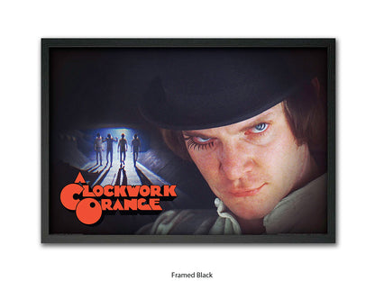 A Clockwork Orange Poster - Alex DeLarge Close-Up Stanley Kubrick Classic Cult Film Art Print