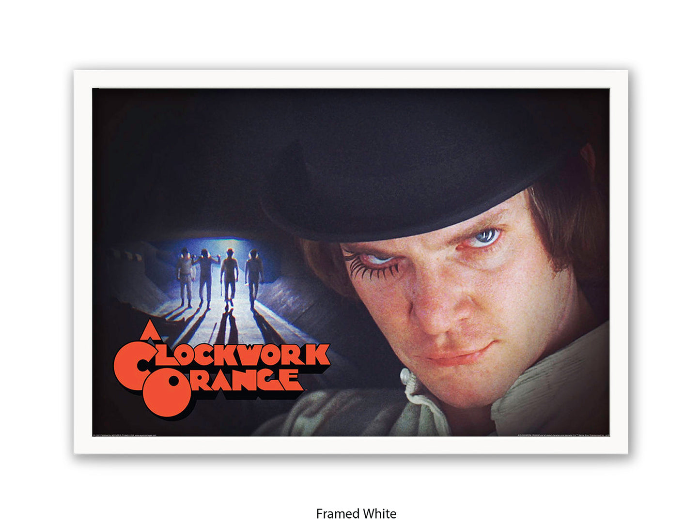 A Clockwork Orange Poster - Alex DeLarge Close-Up Stanley Kubrick Classic Cult Film Art Print