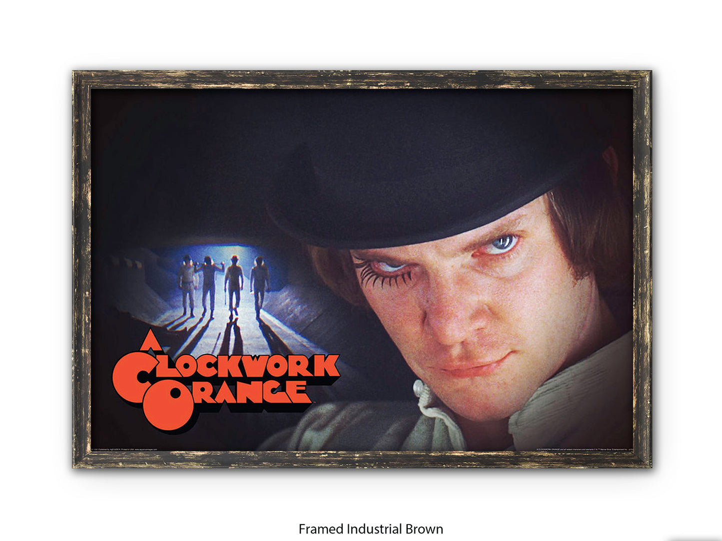 A Clockwork Orange Poster - Alex DeLarge Close-Up Stanley Kubrick Classic Cult Film Art Print