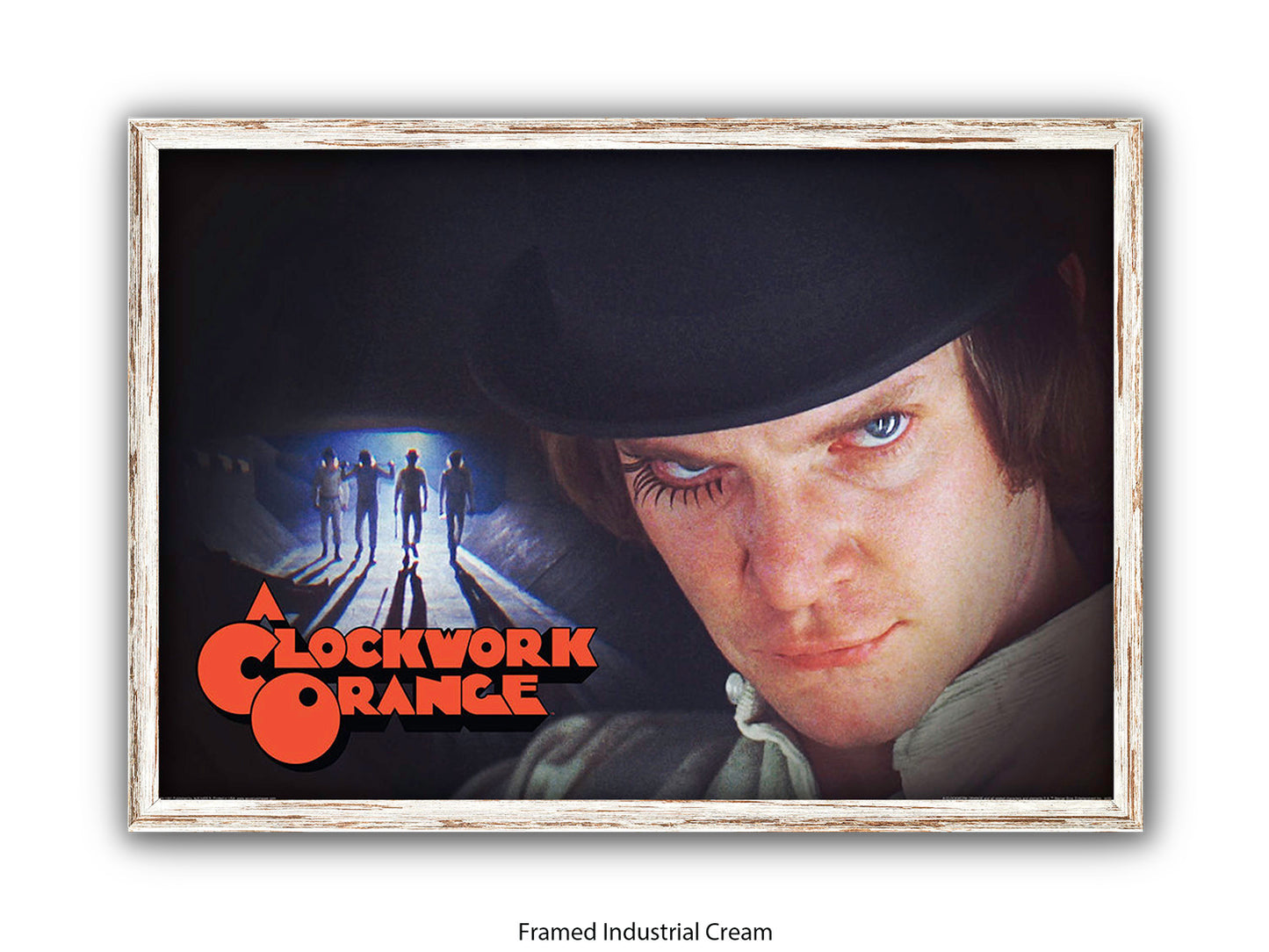 A Clockwork Orange Poster - Alex DeLarge Close-Up Stanley Kubrick Classic Cult Film Art Print