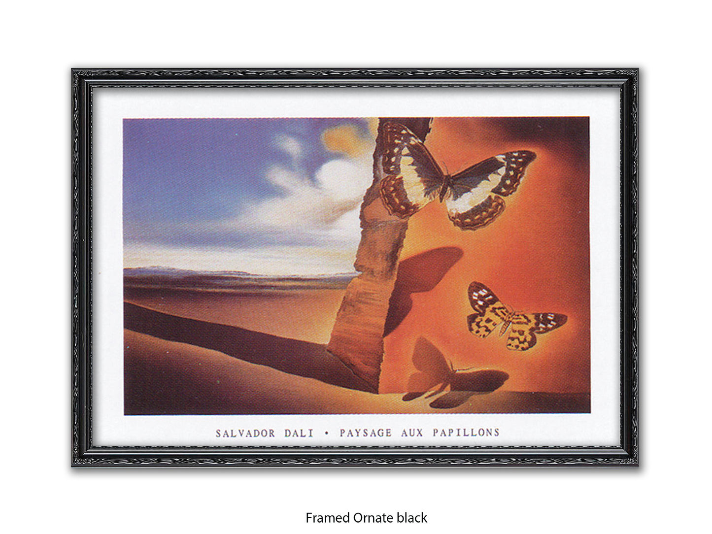 Paysage Aux Papillons - Salvador Dali Poster