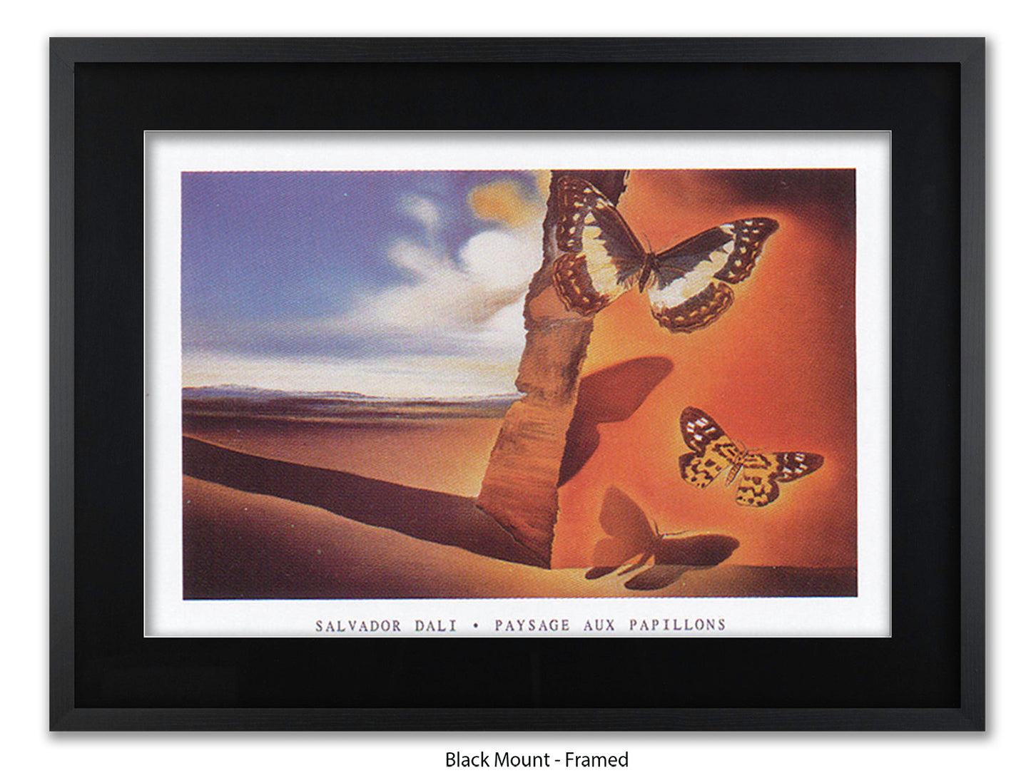 Paysage Aux Papillons - Salvador Dali Poster