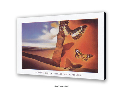 Paysage Aux Papillons - Salvador Dali Poster