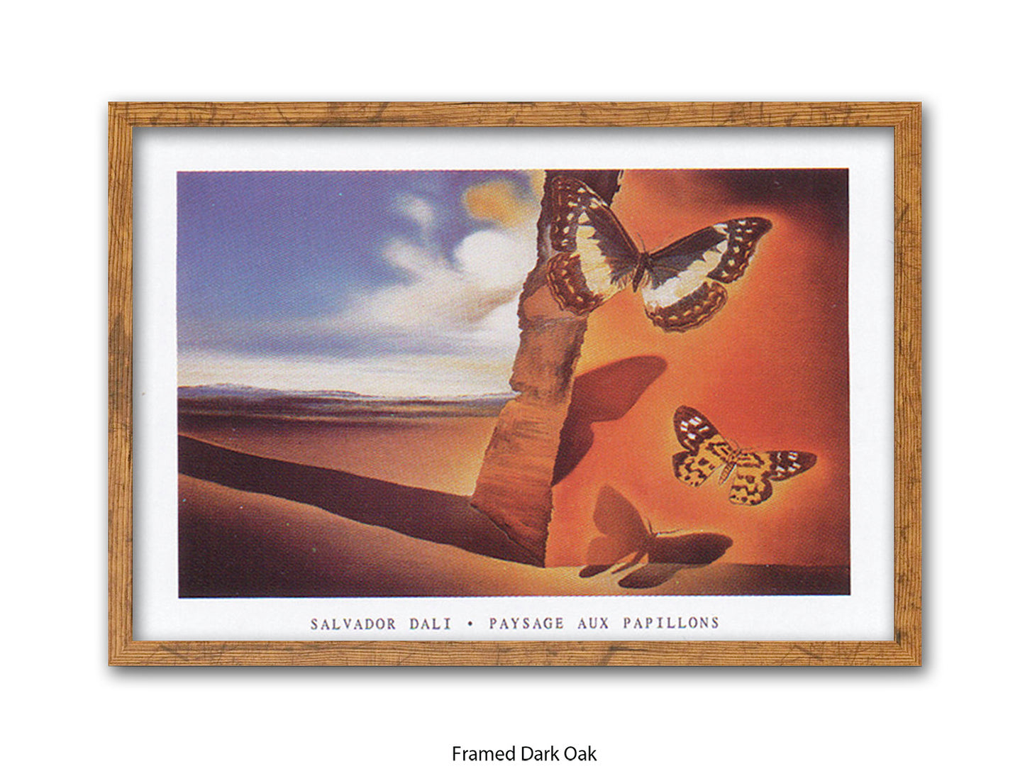 Paysage Aux Papillons - Salvador Dali Poster