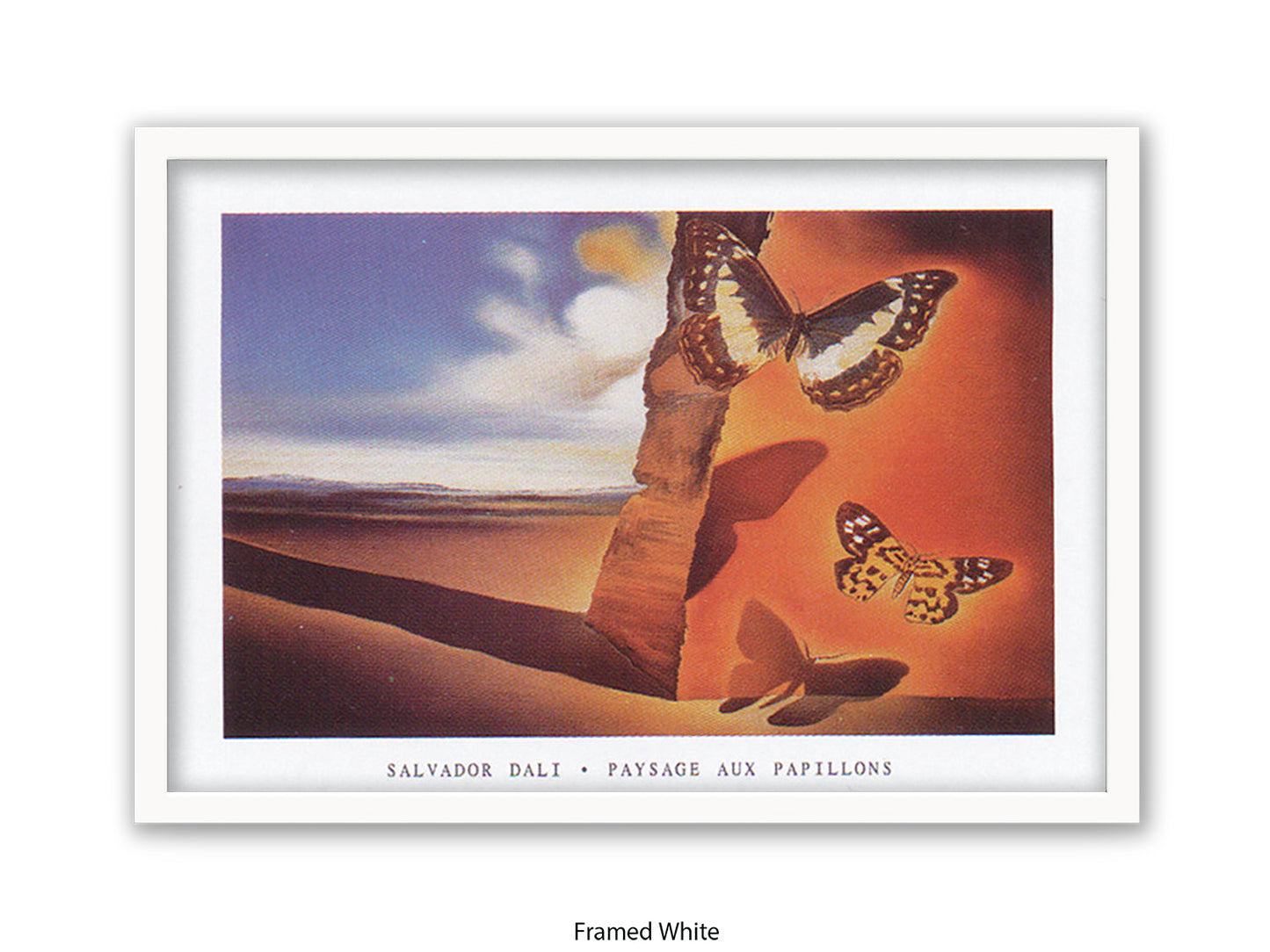 Paysage Aux Papillons - Salvador Dali Poster