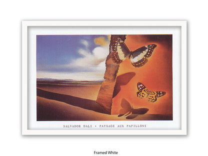 Paysage Aux Papillons - Salvador Dali Poster