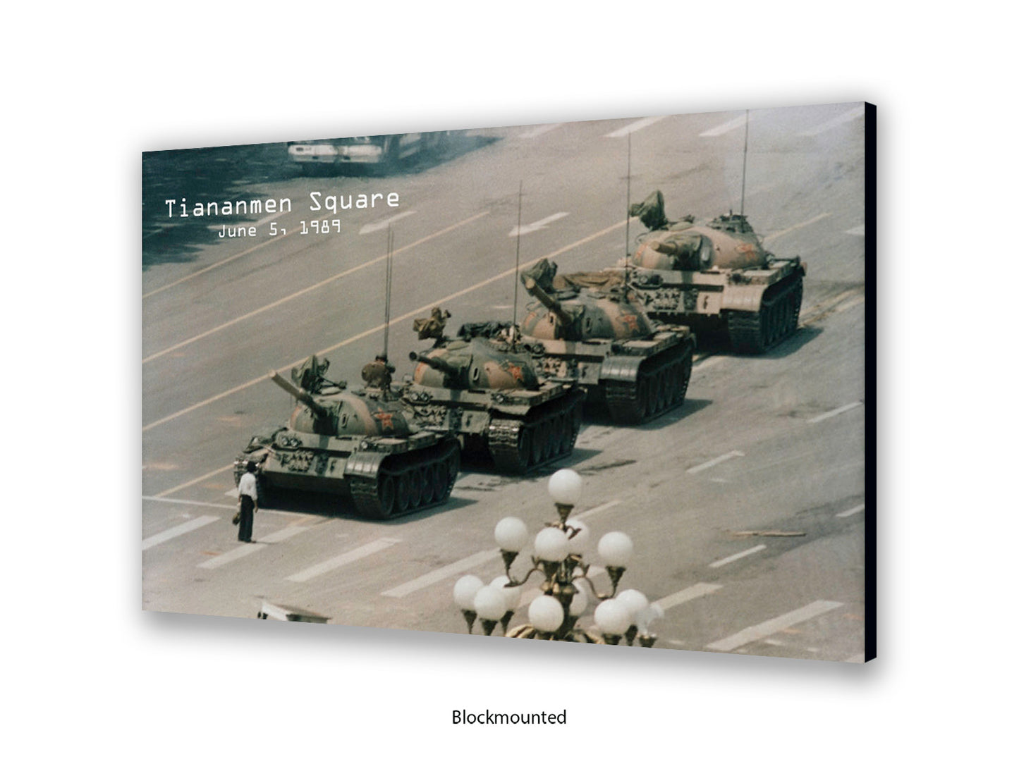 Tiananmen Square June 5, 1989 – Tank Man Iconic Historical Photo Poster Print