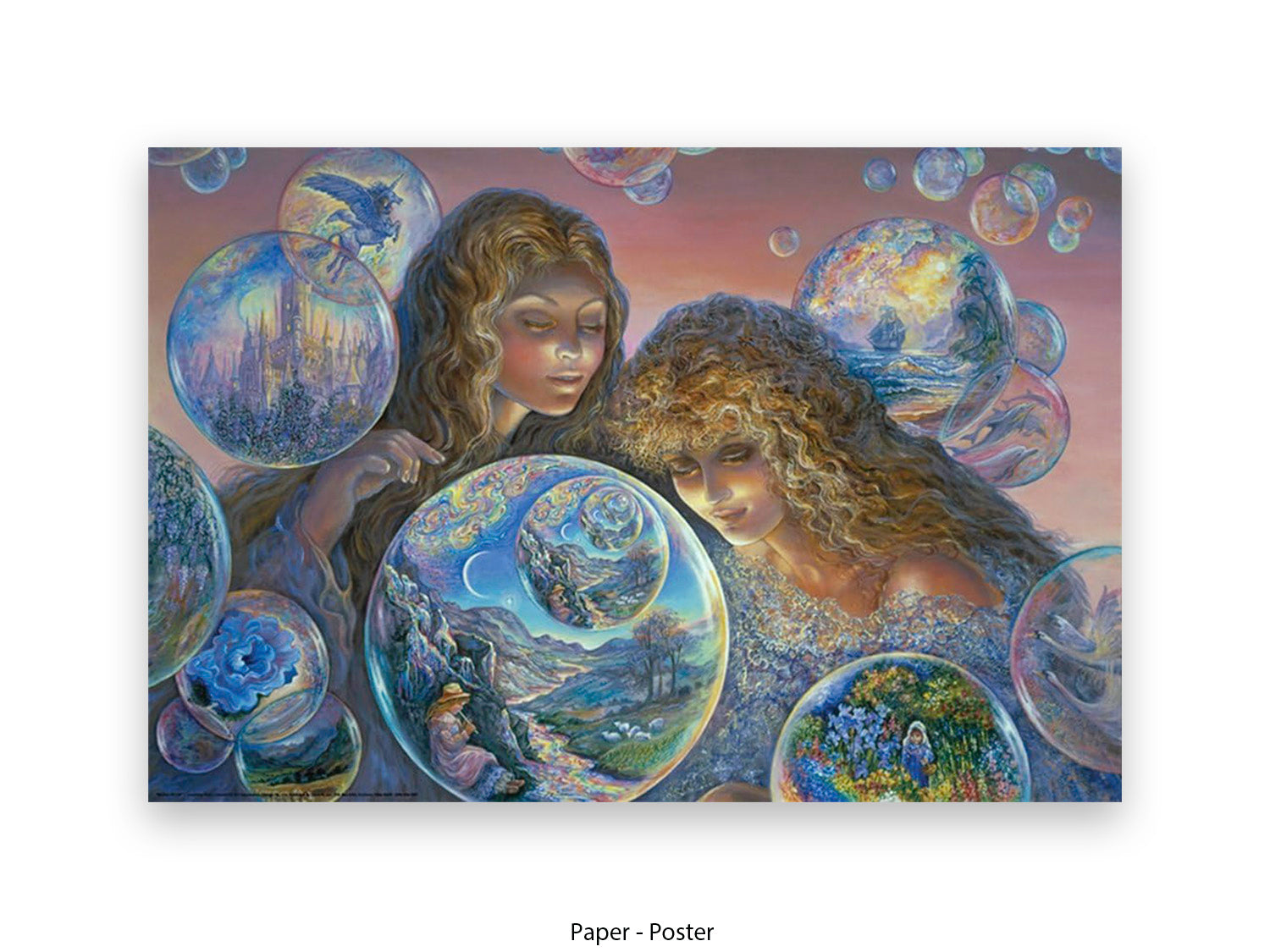 Bubble World - Josephine Wall Poster