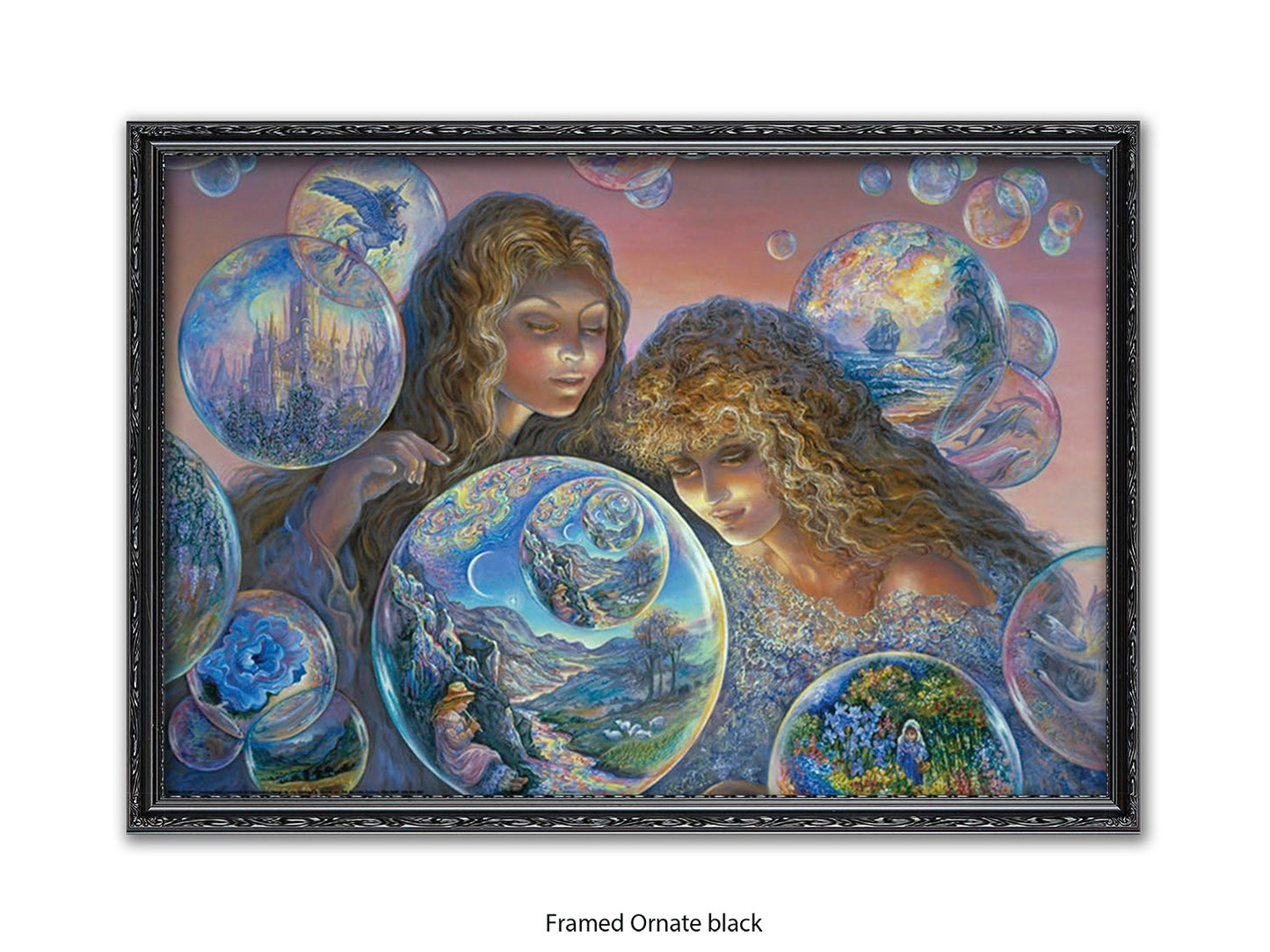 Bubble World - Josephine Wall Poster