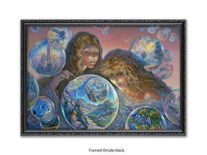 Bubble World - Josephine Wall Poster