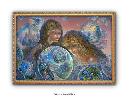 Bubble World - Josephine Wall Poster