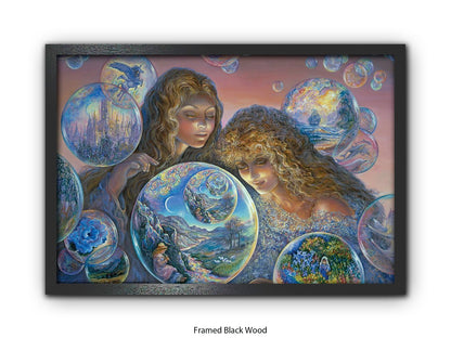 Bubble World - Josephine Wall Poster