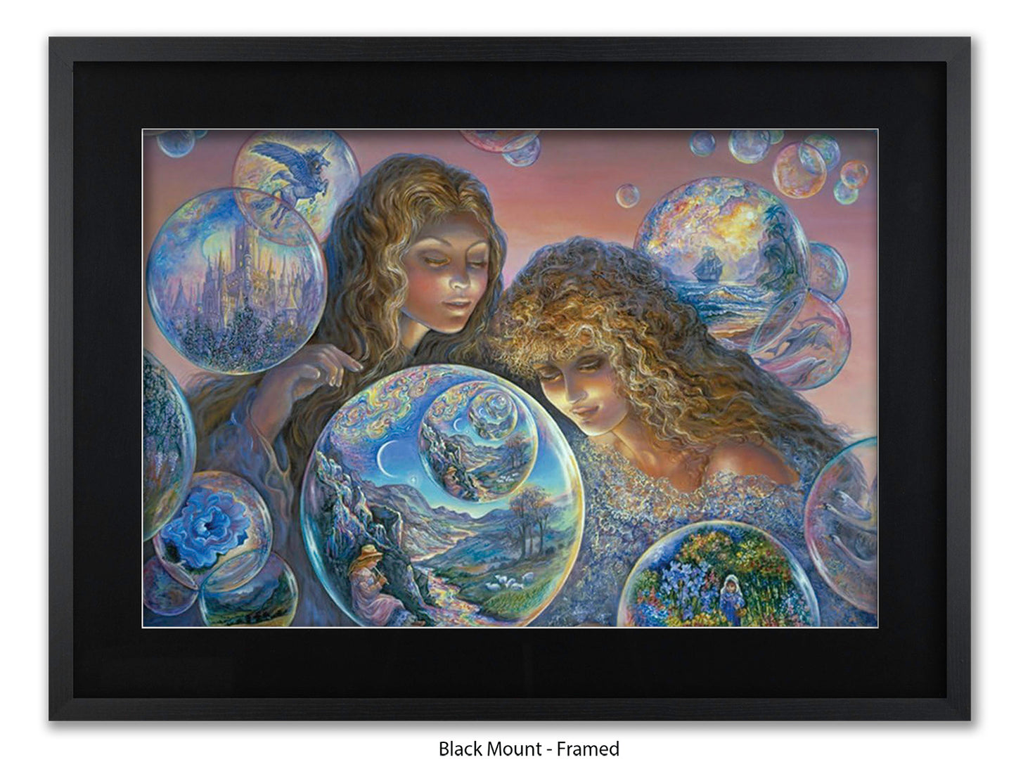 Bubble World - Josephine Wall Poster