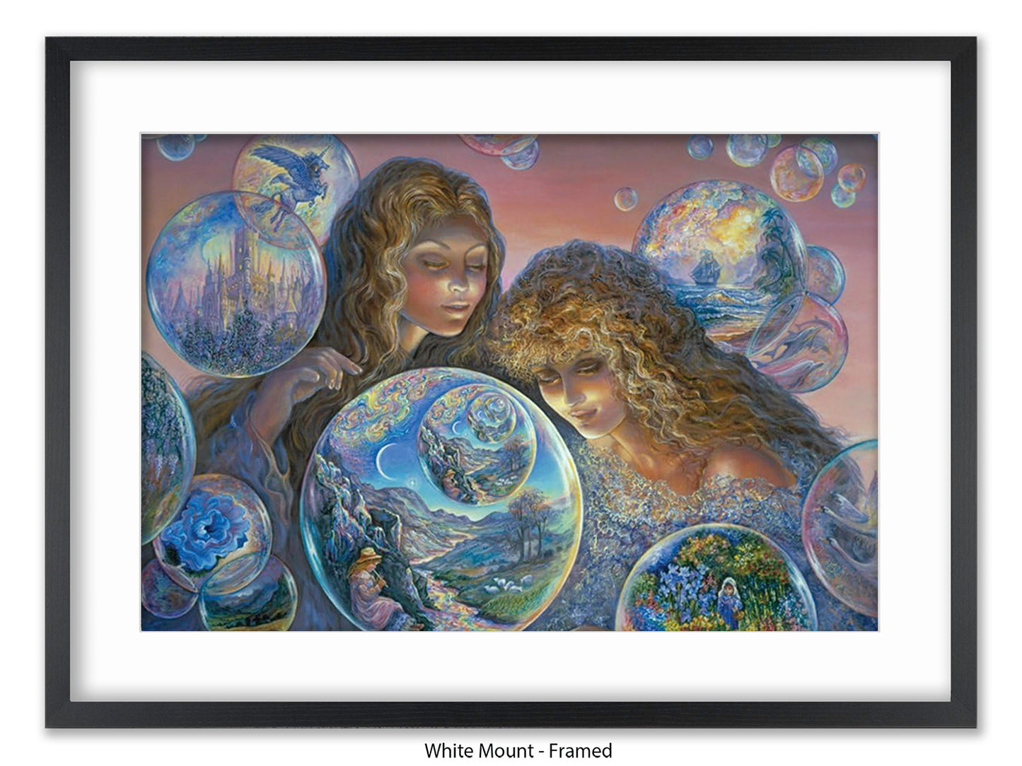 Bubble World - Josephine Wall Poster