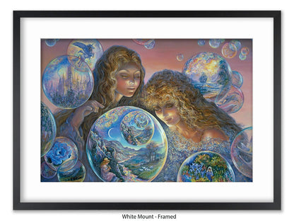 Bubble World - Josephine Wall Poster