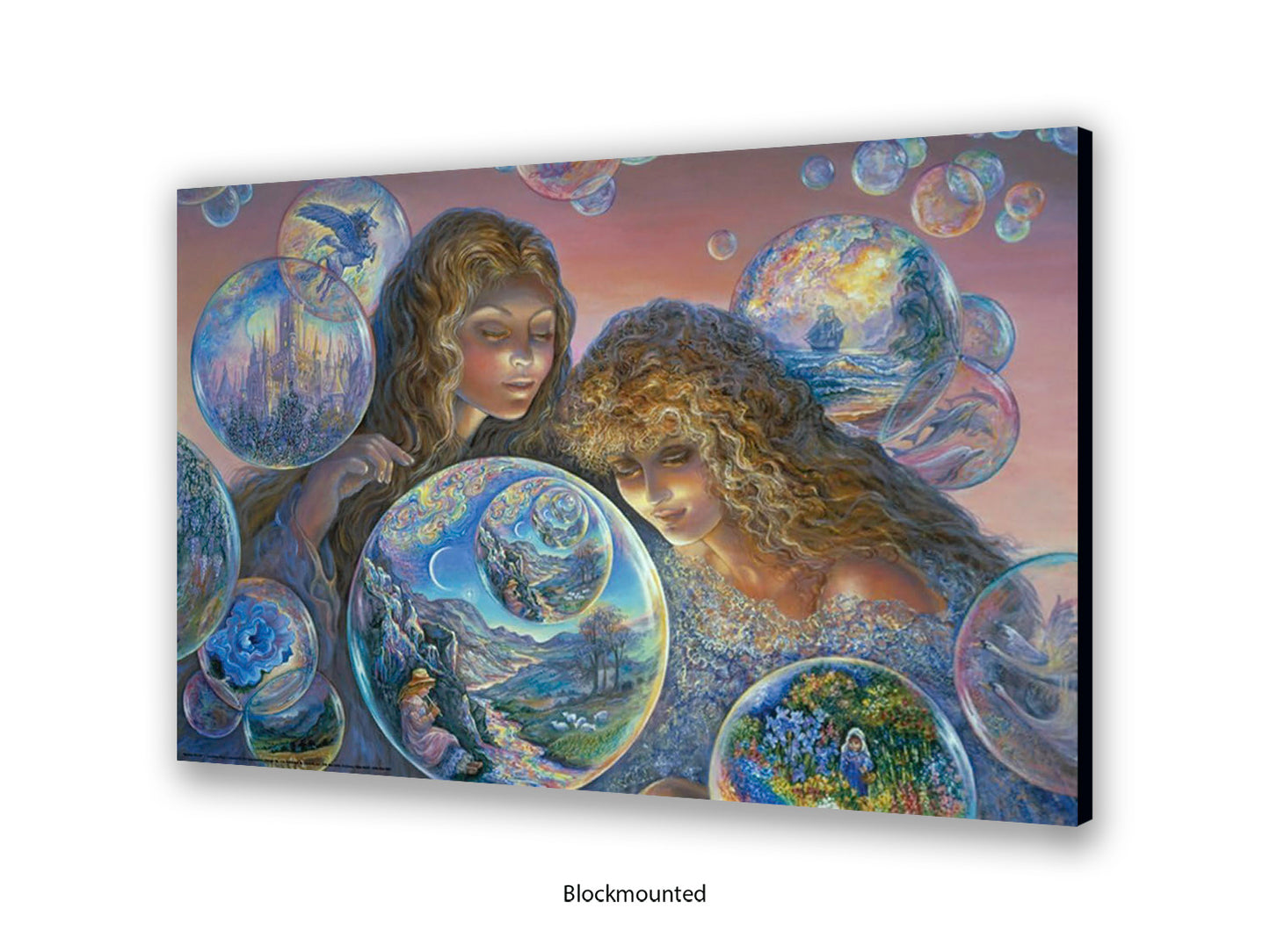 Bubble World - Josephine Wall Poster