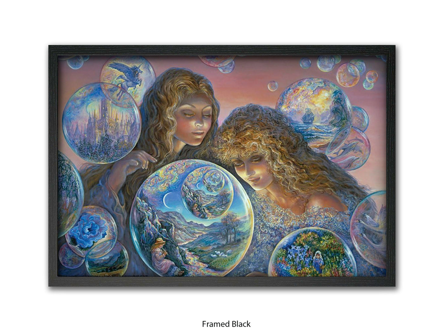 Bubble World - Josephine Wall Poster