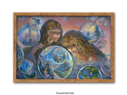 Bubble World - Josephine Wall Poster