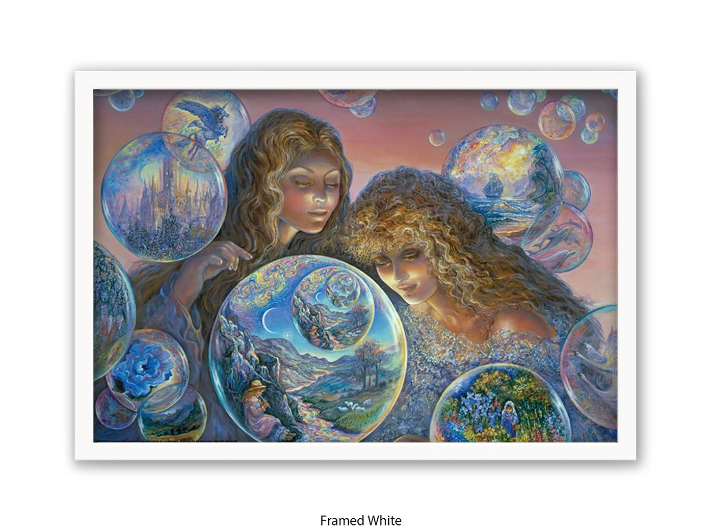 Bubble World - Josephine Wall Poster
