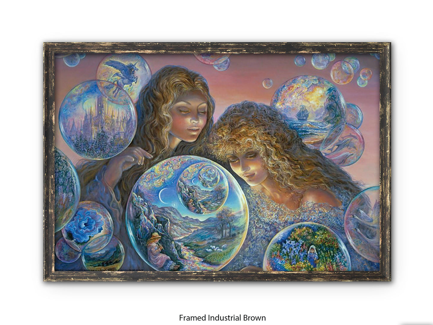 Bubble World - Josephine Wall Poster