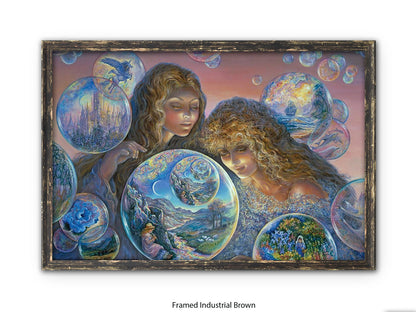 Bubble World - Josephine Wall Poster