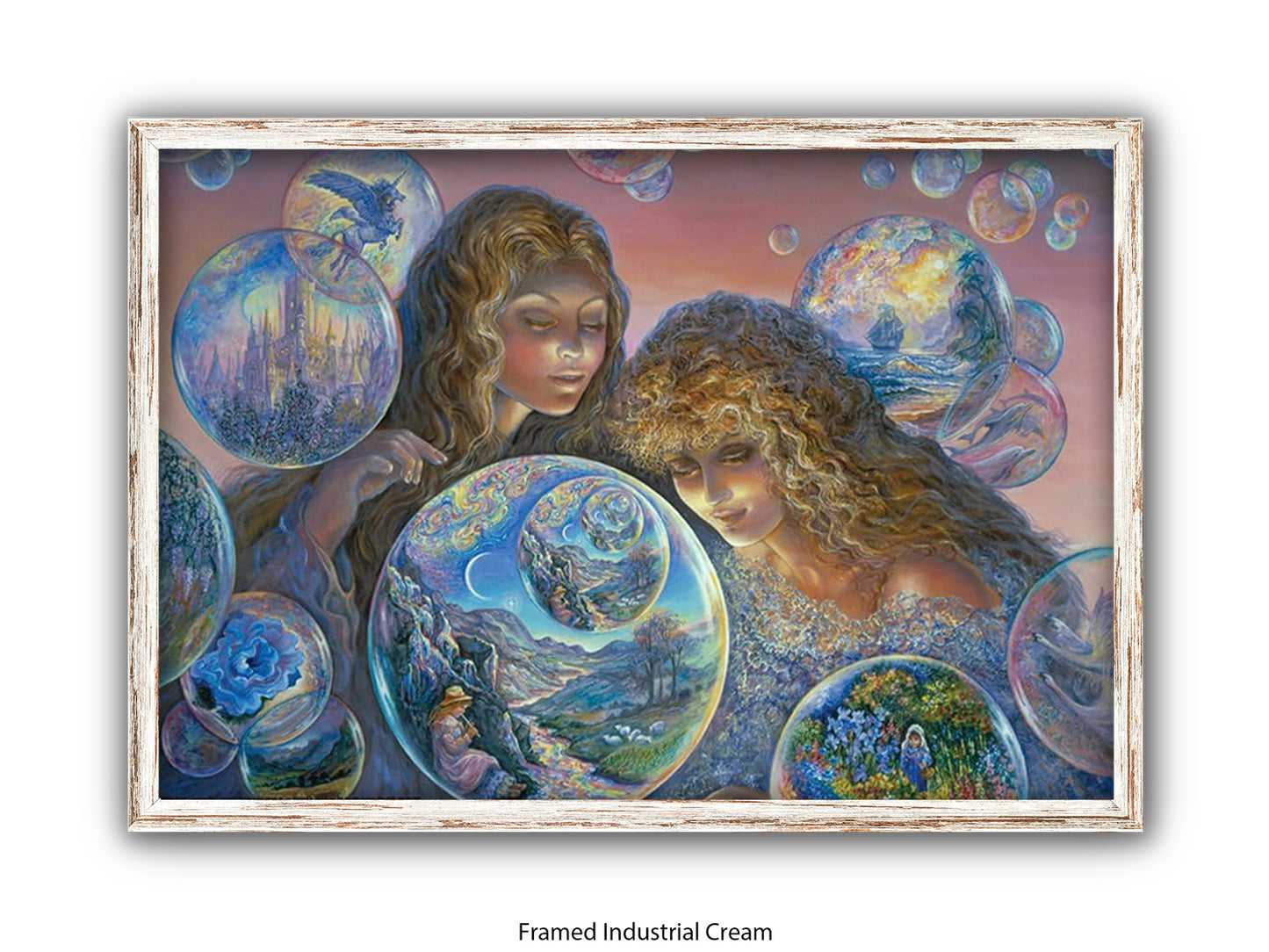 Bubble World - Josephine Wall Poster