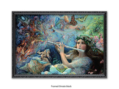 Enchanted Flute - Josephine Wall Poster