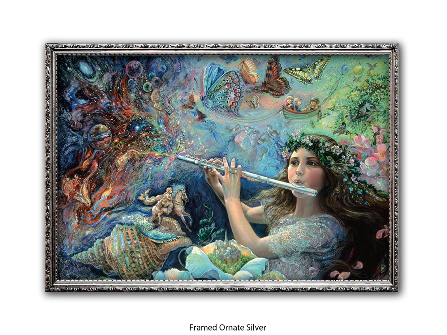 Enchanted Flute - Josephine Wall Poster