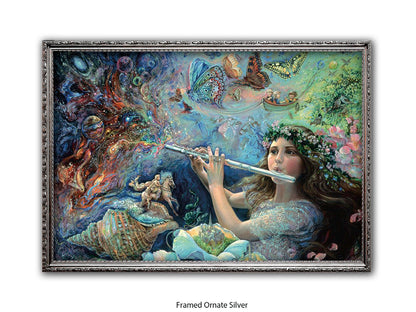 Enchanted Flute - Josephine Wall Poster