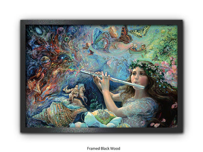 Enchanted Flute - Josephine Wall Poster