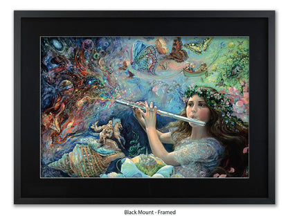Enchanted Flute - Josephine Wall Poster