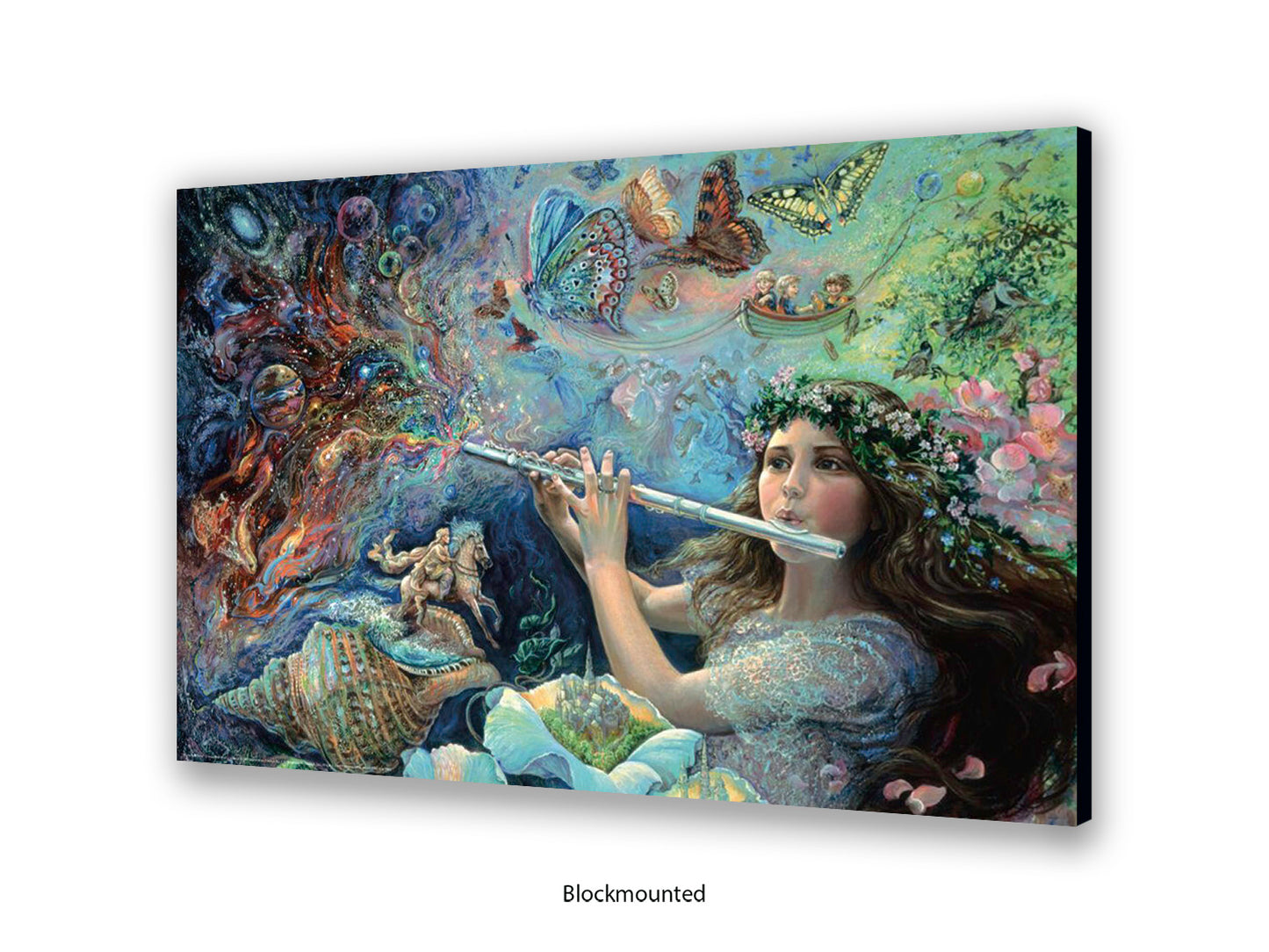 Enchanted Flute - Josephine Wall Poster