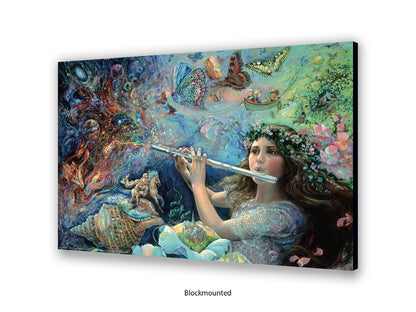 Enchanted Flute - Josephine Wall Poster