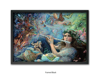 Enchanted Flute - Josephine Wall Poster