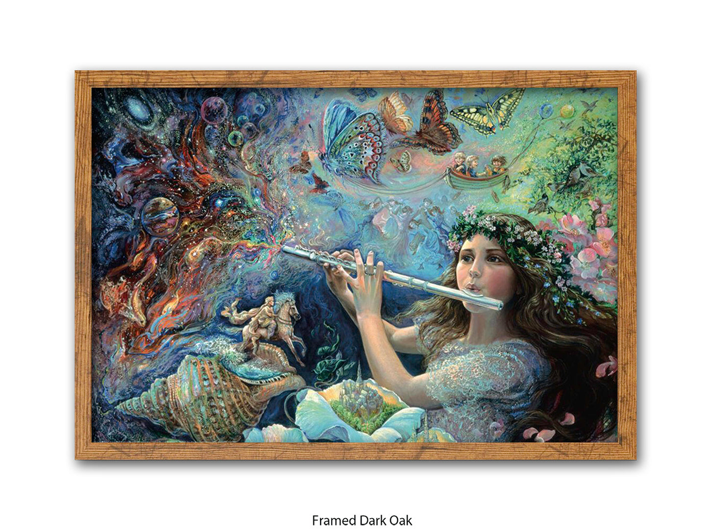 Enchanted Flute - Josephine Wall Poster