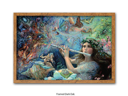 Enchanted Flute - Josephine Wall Poster