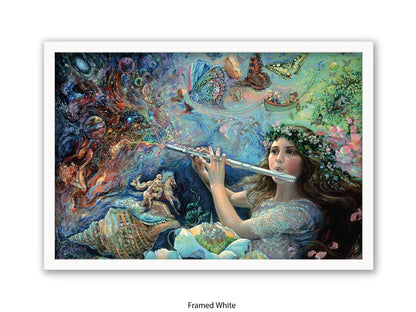 Enchanted Flute - Josephine Wall Poster