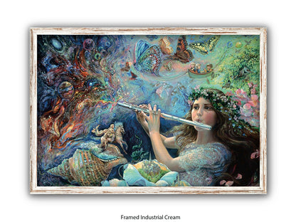 Enchanted Flute - Josephine Wall Poster