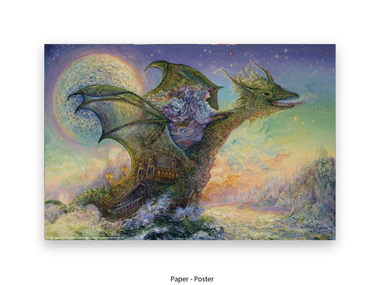 Dragon Ship - Josephine Wall Poster