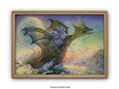 Dragon Ship - Josephine Wall Poster
