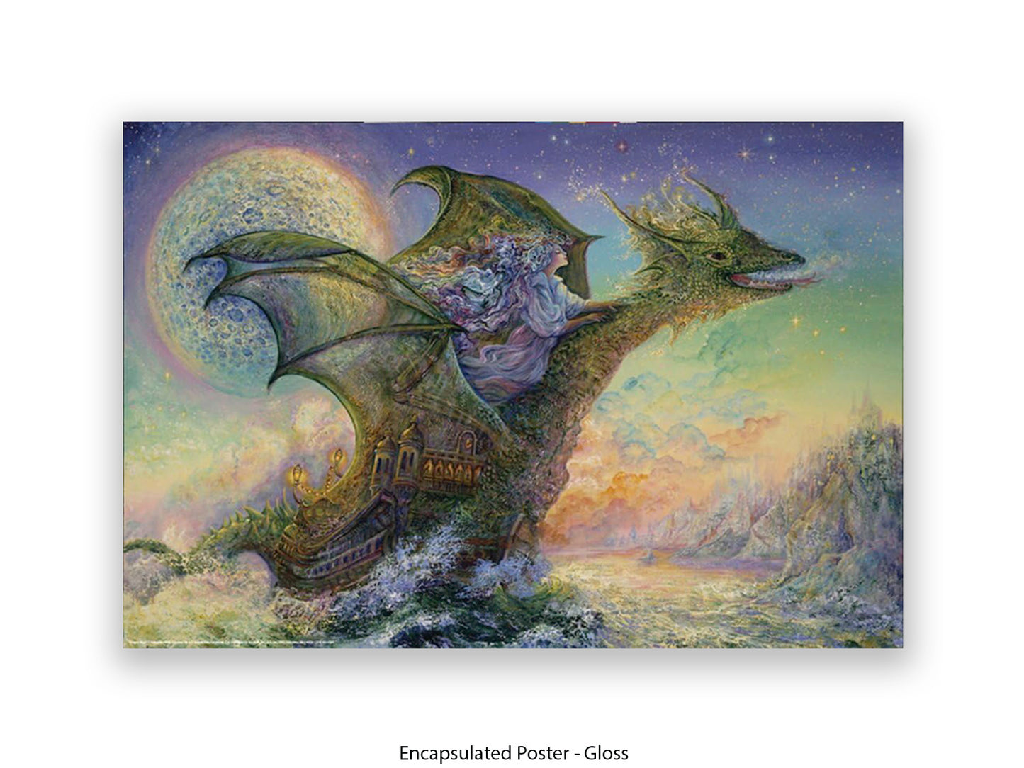 Dragon Ship - Josephine Wall Poster