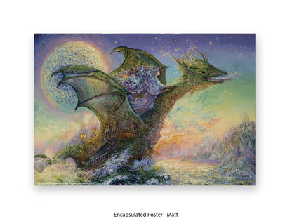 Dragon Ship - Josephine Wall Poster