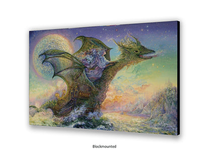 Dragon Ship - Josephine Wall Poster